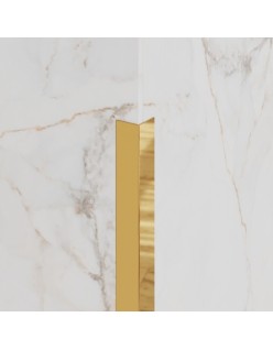 PROFIL DESIGN Dekoratívna lišta GOLD 10mm, zrkadlová leštená oceľ, 270cm.