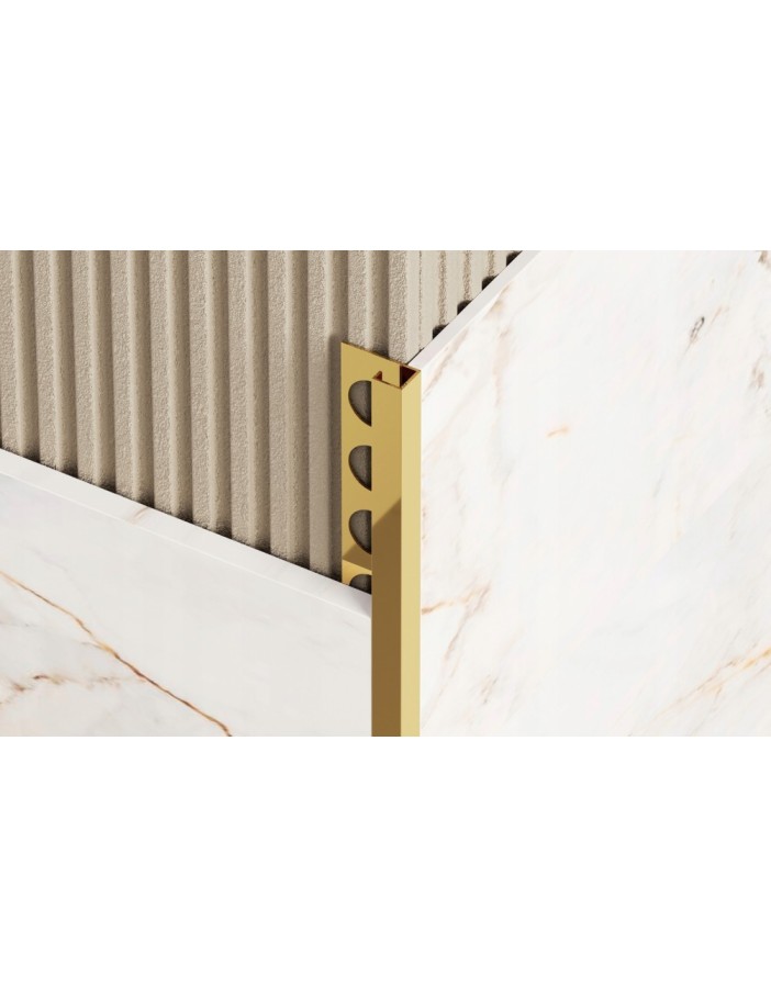 PROFIL DESIGN Dekoratívna lišta GOLD 10mm, zrkadlová leštená oceľ, 270cm. PROFIL DESIGN Dekoratívna lišta GOLD 10mm, zrkadlová leštená oceľ, 270cm.