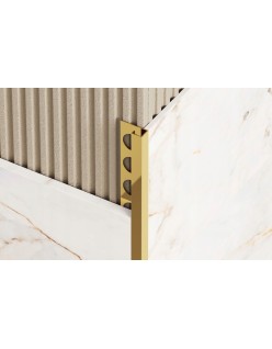 PROFIL DESIGN Dekoratívna lišta GOLD 10mm, zrkadlová leštená oceľ, 270cm.