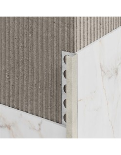 EVISO Listwa narożna typu "P" Stalowa, 10mm x 10,5mm x 2700mm