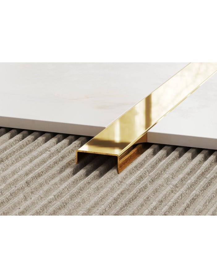 PROFIL DESIGN Dekoratívna lišta GOLD 10mm, zrkadlová leštená oceľ, 270cm. PROFIL DESIGN Dekoratívna lišta GOLD 10mm, zrkadlová leštená oceľ, 270cm.