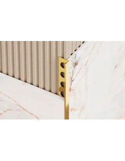 PROFIL DESIGN Dekoratívna lišta GOLD 10mm, zrkadlová leštená oceľ, 270cm.