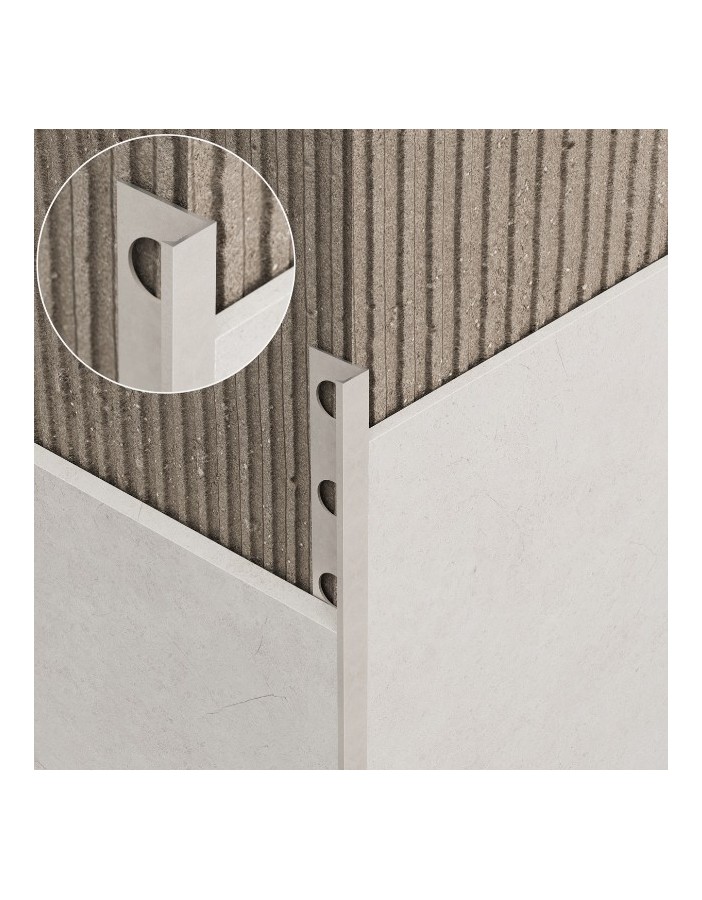 EVISO Listwa wykończeniowa aluminiowa typu "L" 2700mm EVISO Listwa wykończeniowa aluminiowa typu "L" 2700mm
