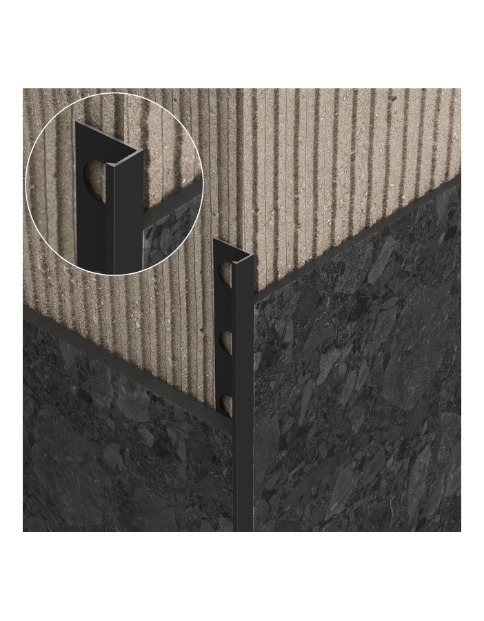EVISO Listwa wykończeniowa aluminiowa typu "L" 2700mm EVISO Listwa wykończeniowa aluminiowa typu "L" 2700mm