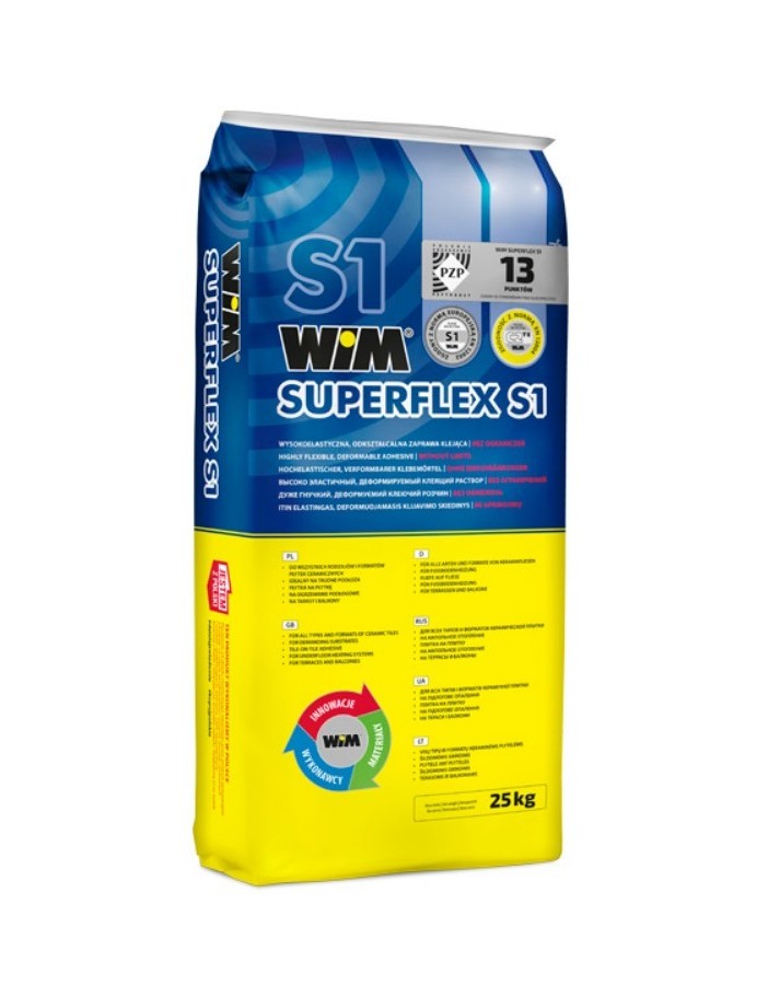 WIM SUPERFLEX S1 C2TE 25KG WIM SUPERFLEX S1 C2TE 25KG