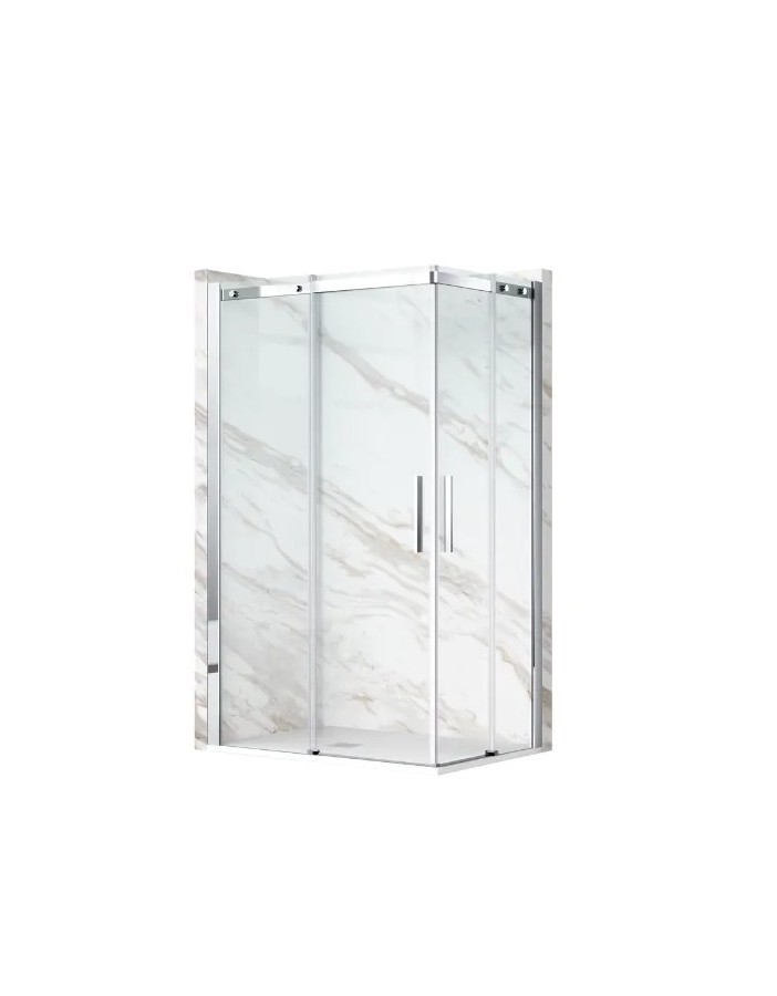 BESCO Pixa 90 kabina prysznicowa kwadratowa lewa 90x90x195 cm, szkło przejrzyste, chrom. BESCO Pixa 90 kabina prysznicowa kwadratowa lewa 90x90x195 cm, szkło przejrzyste, chrom.