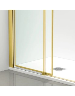 BESCO Pixa 90 kabina prysznicowa kwadratowa lewa 90x90x195 cm, szkło przejrzyste, chrom.