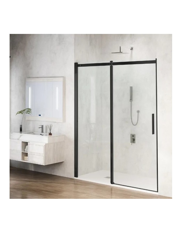 BESCO Pixa 90 kabina prysznicowa kwadratowa lewa 90x90x195 cm, szkło przejrzyste, chrom. BESCO Pixa 90 kabina prysznicowa kwadratowa lewa 90x90x195 cm, szkło przejrzyste, chrom.