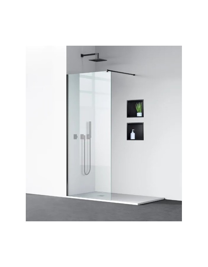 BESCO Pixa 90 kabina prysznicowa kwadratowa lewa 90x90x195 cm, szkło przejrzyste, chrom. BESCO Pixa 90 kabina prysznicowa kwadratowa lewa 90x90x195 cm, szkło przejrzyste, chrom.