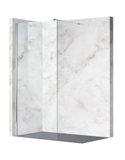 BESCO Pixa 90 kabina prysznicowa kwadratowa lewa 90x90x195 cm, szkło przejrzyste, chrom.