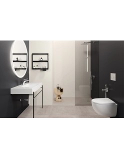 RaCer Zestaw TIVOLI Miska z Deską WC Slim W/O podwiesz. 48 cm Biały Połysk