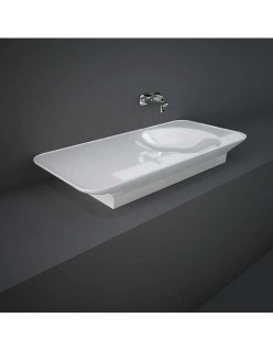 RAK CERAMICS Valet 112x50,5 cm podwieszana/nablatowa biały połysk.