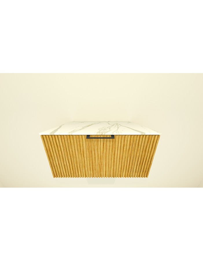 Wooden Szafka wisząca z blatem