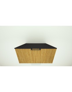 Wooden Szafka wisząca z blatem