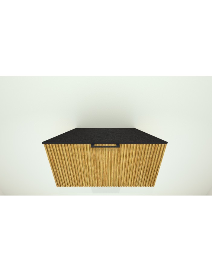 Wooden Szafka wisząca z blatem