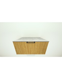 Wooden Szafka wisząca z blatem