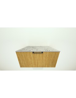Wooden Szafka wisząca z blatem
