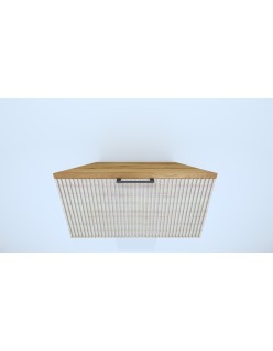 Wooden Szafka wisząca z blatem
