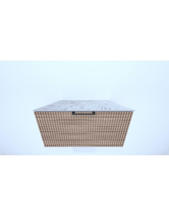 Wooden Szafka wisząca z blatem