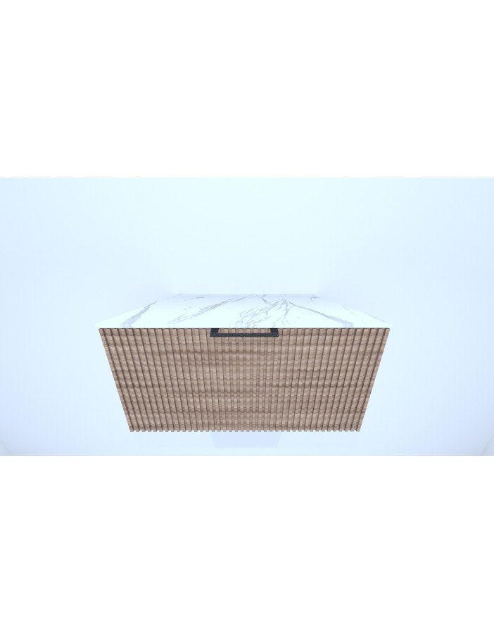 Wooden Szafka wisząca z blatem