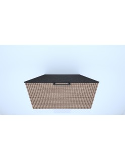 Wooden Szafka wisząca z blatem
