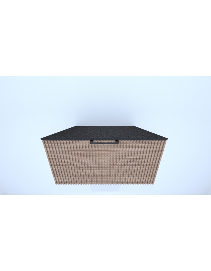 Wooden Szafka wisząca z blatem