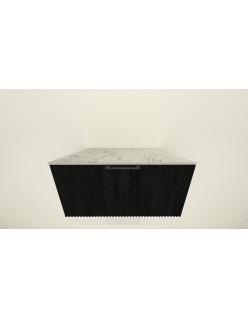 Wooden Szafka wisząca z blatem