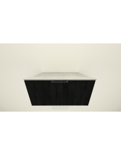 Wooden Szafka wisząca z blatem
