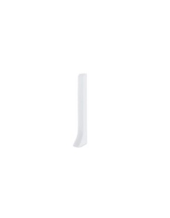 EVISO Listwa przypodłogowa aluminiowa, biała polerowana 60mm x 2500mm