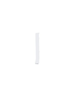 EVISO Listwa przypodłogowa aluminiowa, biała polerowana 60mm x 2500mm