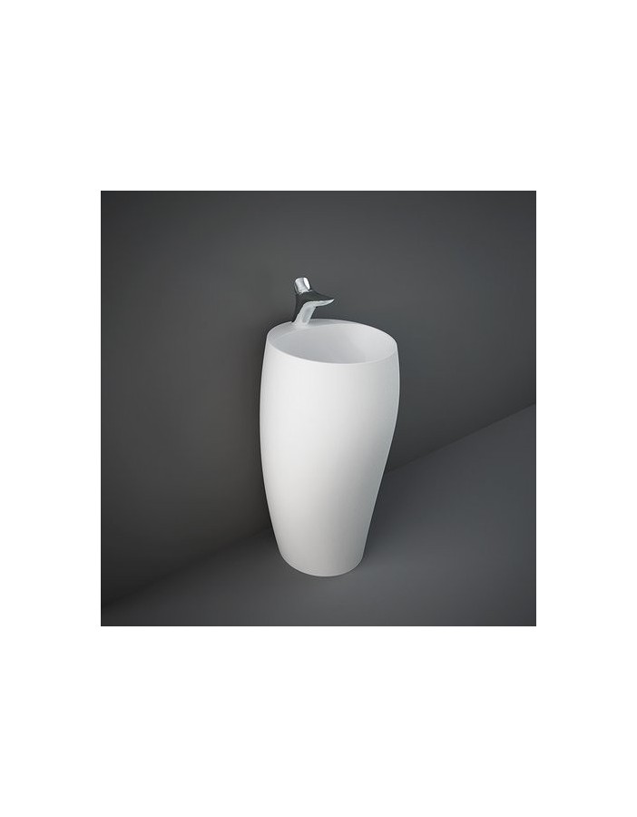 RAK CERAMICS Cloud Umywalka 50x50cm wolnostojąca z otworem na baterię, biały mat RAK CERAMICS Cloud Umywalka 50x50cm wolnostojąca z otworem na baterię, biały mat