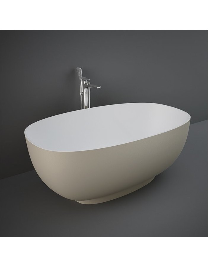 RAK CERAMICS Cloud Wanna wolnostojąca 140x75 cm, cappuccino mat RAK CERAMICS Cloud Wanna wolnostojąca 140x75 cm, cappuccino mat