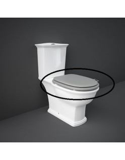 RAK CERAMICS Washington Deska WC wolnoopadająca lakierowana, czarny mat
