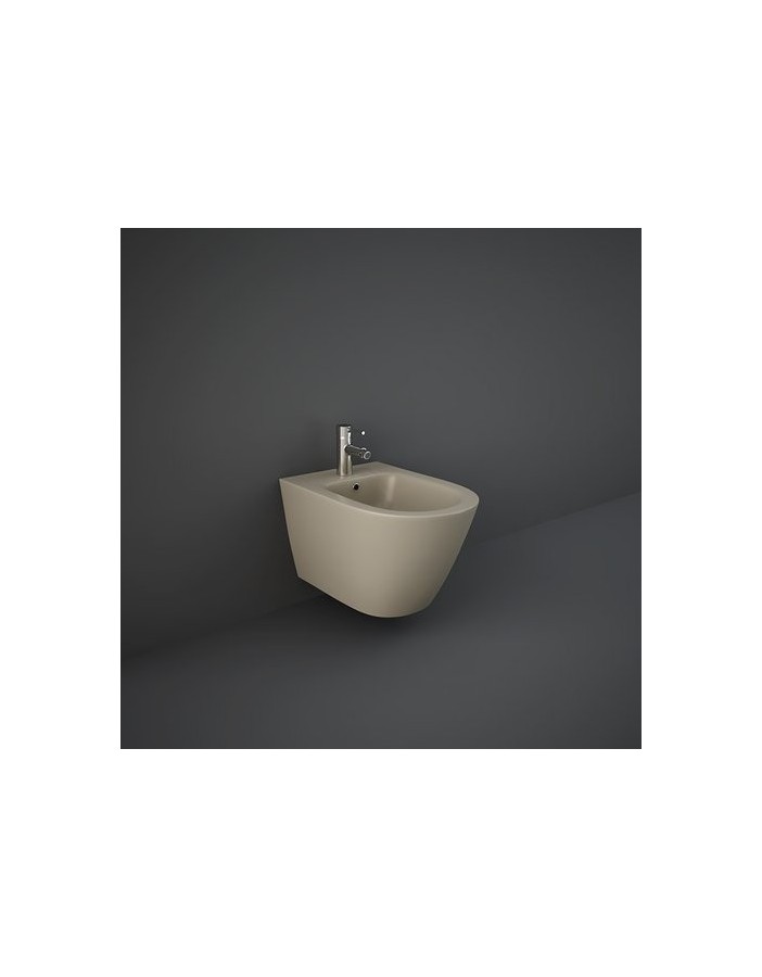 RAK CERAMICS Feeling Bidet podwieszany 52x36 cm, cappuccino mat RAK CERAMICS Feeling Bidet podwieszany 52x36 cm, cappuccino mat