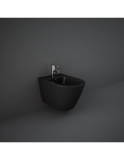RAK CERAMICS Feeling Bidet podwieszany 52x36 cm, czarny mat