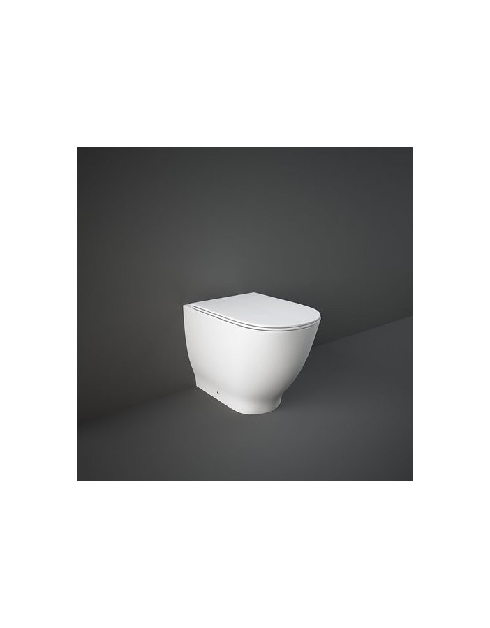 RAK CERAMICS Moon Miska WC stojąca 56x36 cm, rimless, biały połysk RAK CERAMICS Moon Miska WC stojąca 56x36 cm, rimless, biały połysk