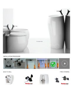 RAK CERAMICS Cloud Bidet stojący 56x40 cm, biały mat