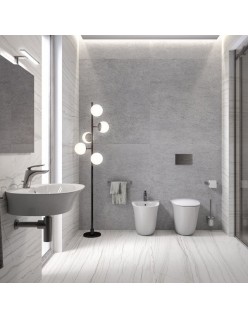RAK CERAMICS Sensation Miska WC stojąca rimless 52x38  cm, biały połysk