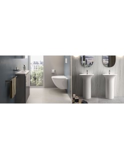 RAK CERAMICS Sensation Miska WC podwieszana rimless 52x38  cm, biały połysk