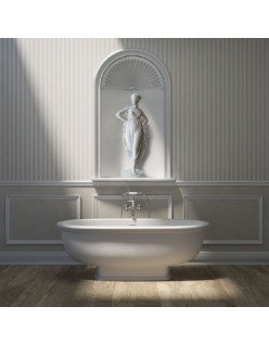 RAK CERAMICS Washington Wanna wolnostojąca 156x81 cm, czarny mat