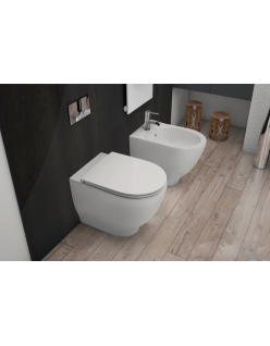 RAK CERAMICS Moon Bidet stojący 56x36 cm, biały połysk