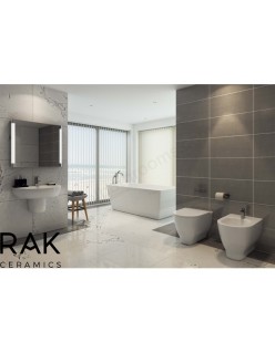 RAK CERAMICS Moon Miska WC stojąca 56x36 cm, rimless, biały połysk